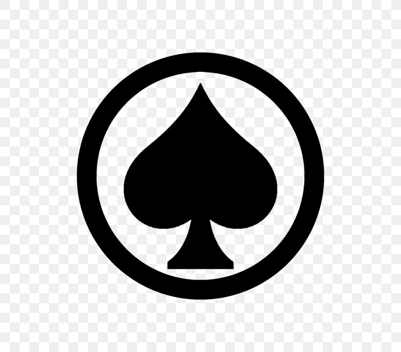 Ace Of Spades Playing Card Clip Art, PNG, 720x720px, Ace Of Spades, Area, Black, Black And White, Brand Download Free