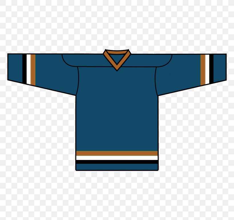 Hockey Jersey T-shirt National Hockey League Baseball Uniform, PNG, 770x770px, Jersey, Area, Baseball Uniform, Blue, Brand Download Free