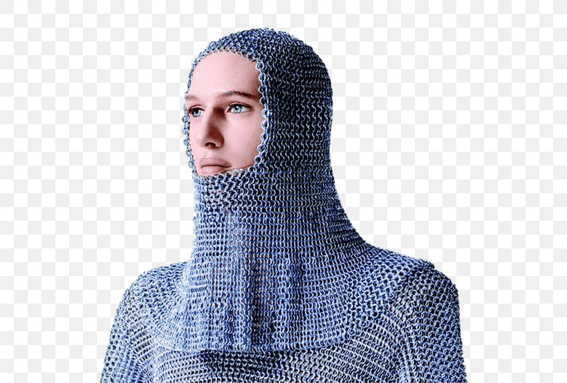 Mail Coif Knight Armour, PNG, 555x555px, Mail, Armour, Aventail, Body Armor, Coif Download Free
