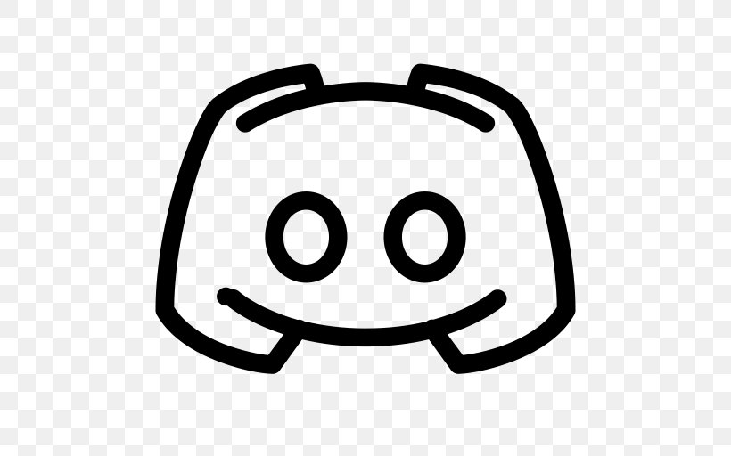 Discord Logo Social Media Emoticon, PNG, 512x512px, Discord, Black And White, Drawing, Emoticon, Facebook Messenger Download Free