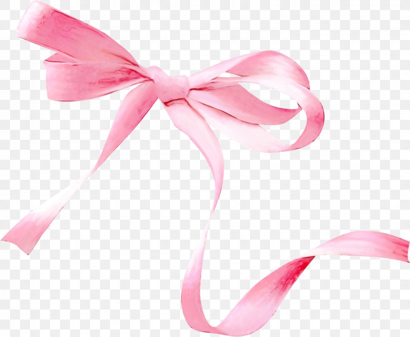 Pink Ribbon Plant Petal Fashion Accessory, PNG, 1442x1188px, Watercolor, Fashion Accessory, Paint, Petal, Pink Download Free