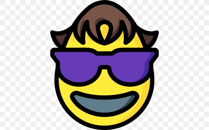Smiley Emoticon Clip Art, PNG, 512x512px, Smiley, Emoticon, Eyewear, Glasses, Happiness Download Free