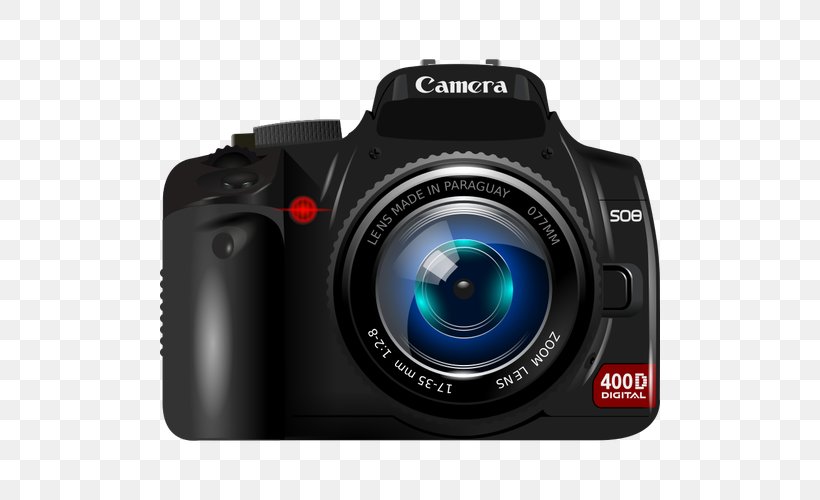 Camera Lens Digital SLR Clip Art, PNG, 500x500px, Camera Lens, Camera, Cameras Optics, Digital Camera, Digital Slr Download Free