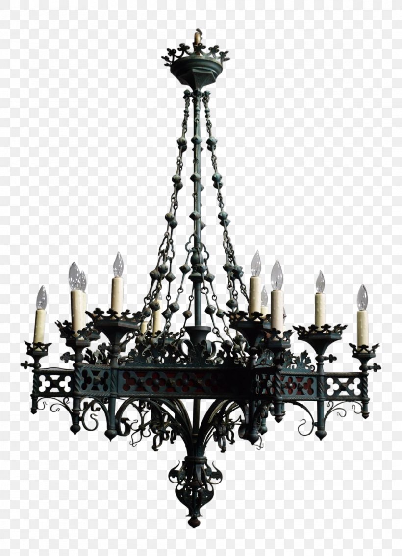 Chandelier Gothic Revival Architecture Light Fixture Lighting Furniture, PNG, 1163x1611px, Chandelier, Antique Furniture, Art Nouveau, Candle, Ceiling Download Free