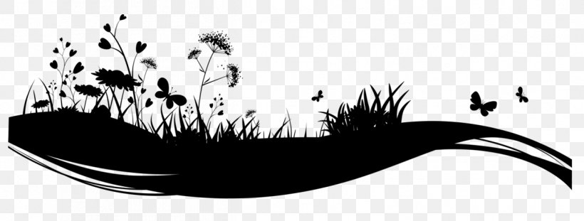 Desktop Wallpaper Leaf Computer Font Silhouette, PNG, 1262x479px, Leaf, Black M, Blackandwhite, Computer, Grass Download Free