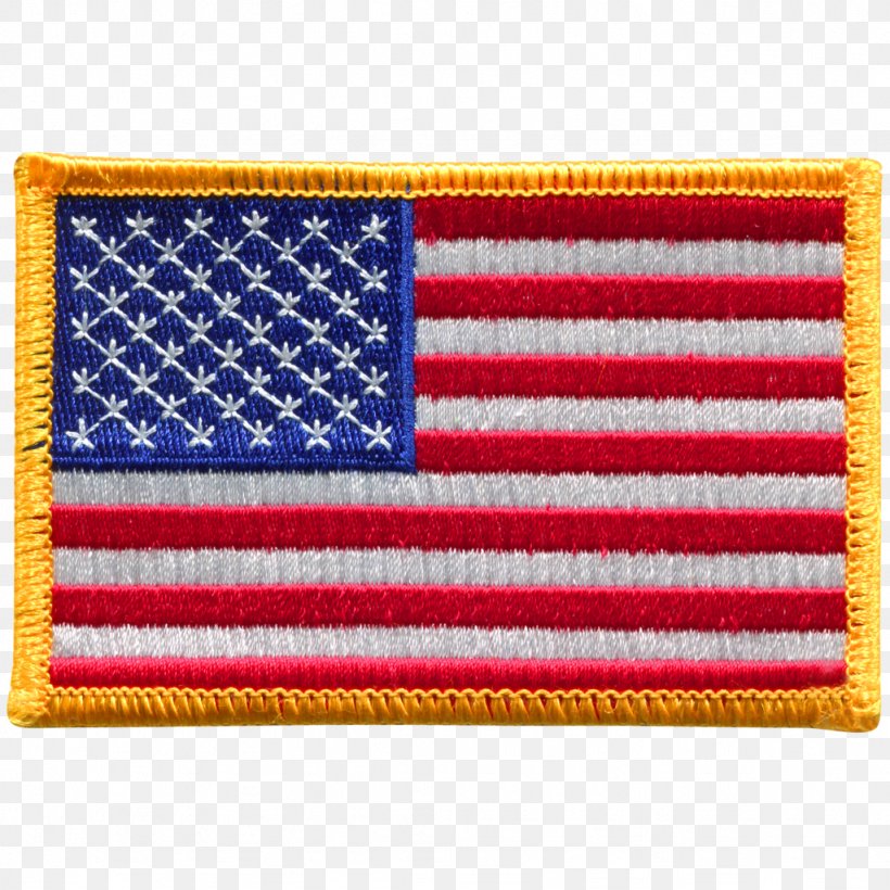 Flag Of The United States Flag Patch Embroidered Patch, PNG, 1024x1024px, United States, Ab Emblem, Army Combat Uniform, Embroidered Patch, Embroidery Download Free