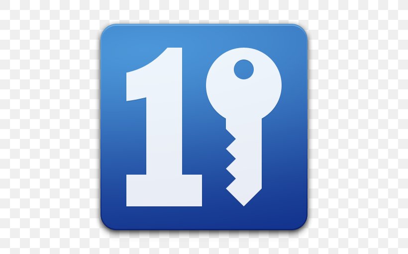 1Password Computer Software, PNG, 512x512px, Ico, Android, Apple Icon Image Format, Blue, Brand Download Free