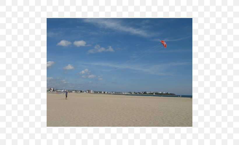 Sport Kite Kitesurfing Vacation, PNG, 500x500px, Sport Kite, Beach, Cloud, Horizon, Kite Download Free