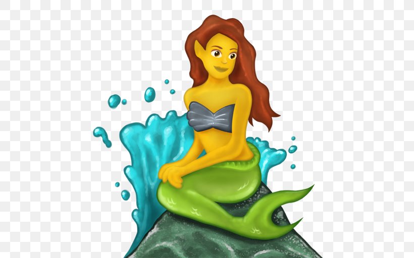 Emojipedia Mermaid Merman Ariel, PNG, 512x512px, Emoji, Ariel, Art, Character, Elf Download Free