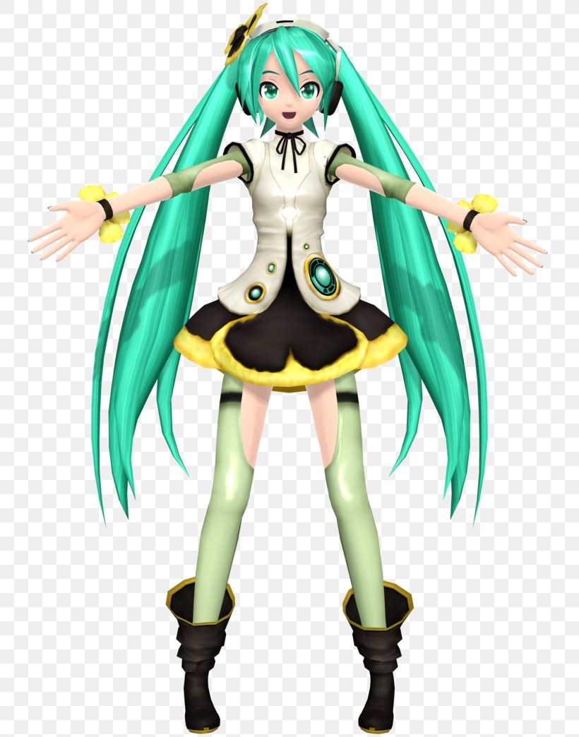 Hatsune Miku: Project DIVA Arcade Costume Vocaloid Cosplay, PNG, 765x1044px, Watercolor, Cartoon, Flower, Frame, Heart Download Free