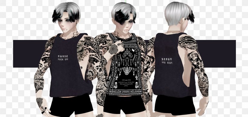 T-shirt MikuMikuDance Hatsune Miku Fashion Jacket, PNG, 2274x1080px, Tshirt, Boot, Brand, Clothing, Deviantart Download Free