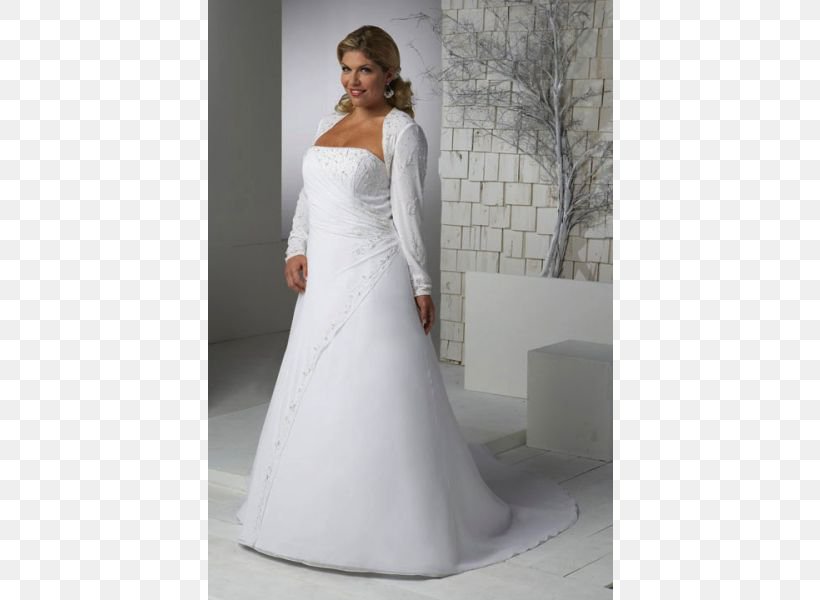 wedding dress with shrug