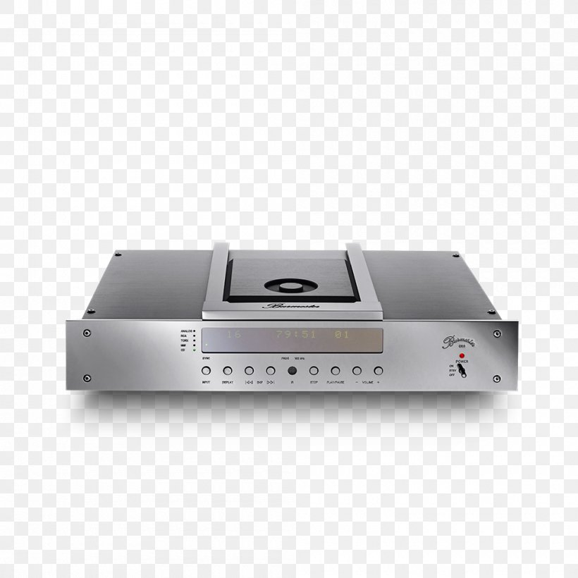 CD Player Burmester Audiosysteme Compact Disc High-end Audio High Fidelity, PNG, 1000x1000px, Cd Player, Amplifier, Audio, Audio Electronics, Audio Power Amplifier Download Free