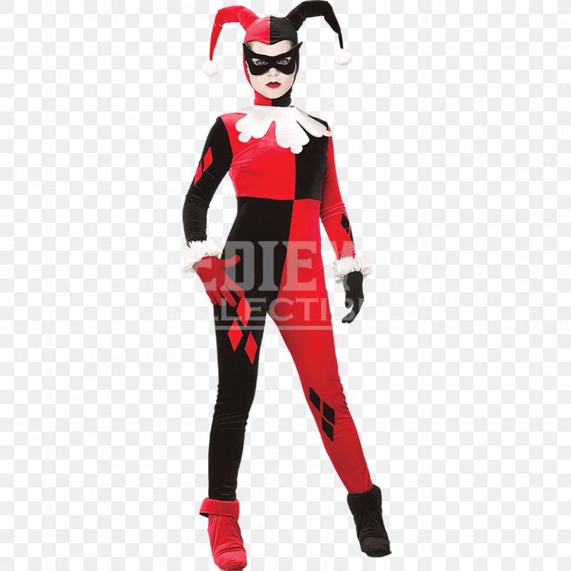 Harley Quinn Joker Batman Costume DC Comics, PNG, 850x850px, Watercolor, Cartoon, Flower, Frame, Heart Download Free