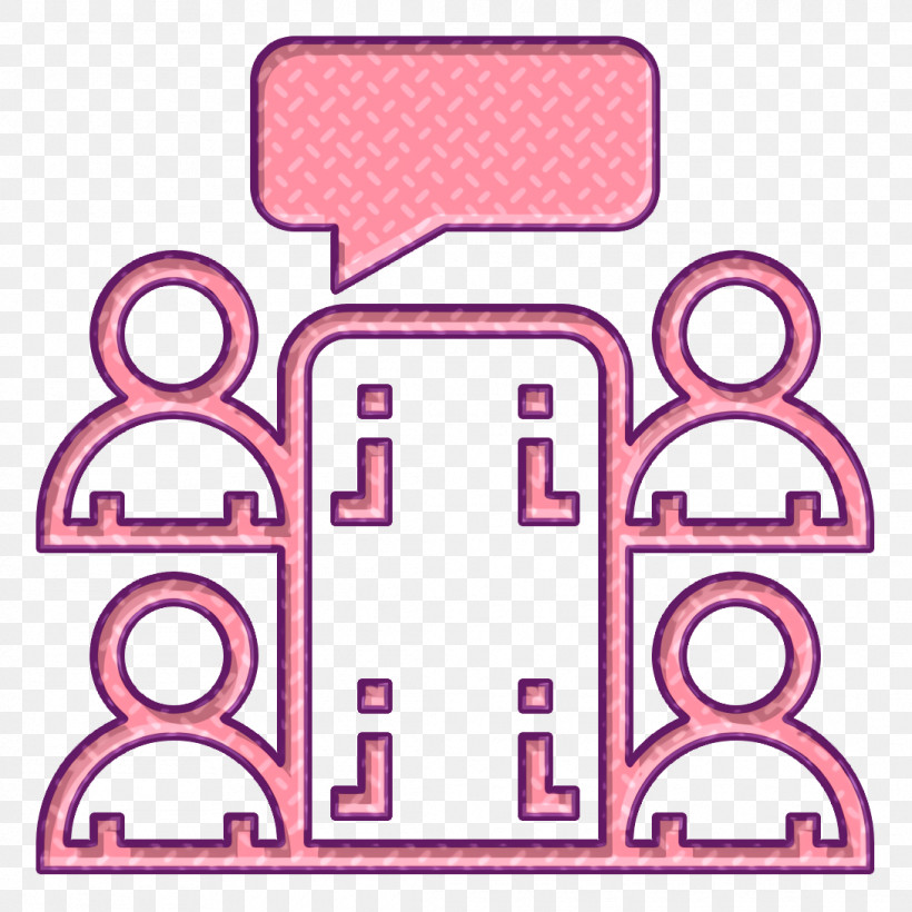 Meeting Icon STEM Icon Brainstorm Icon, PNG, 1090x1090px, Meeting Icon, Brainstorm Icon, Line, Pink, Stem Icon Download Free