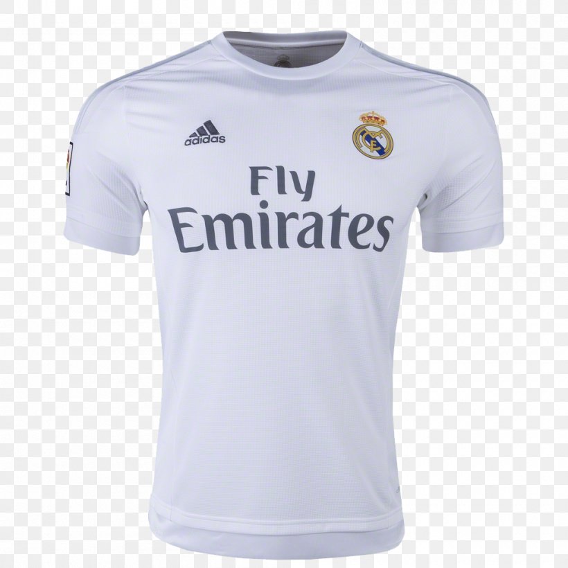 T-shirt Real Madrid C.F. Sports Fan Jersey UEFA Champions League, PNG, 1000x1000px, Tshirt, Active Shirt, Adidas, Brand, Clothing Download Free