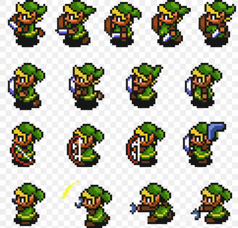 Zelda1linksprite Legend Of Zelda Nes Link Sprite