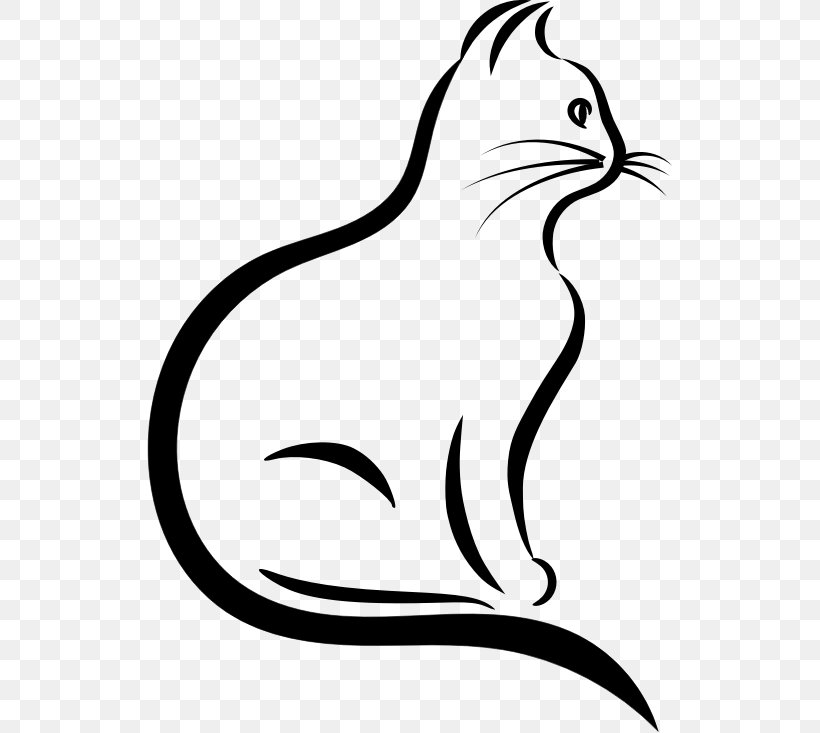 American Wirehair Kitten Silhouette Dog–cat Relationship Clip Art, PNG, 525x733px, American Wirehair, Artwork, Beak, Black, Black And White Download Free