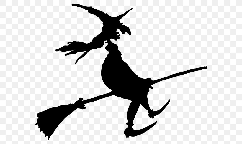 Halloween Witchcraft Clip Art, PNG, 600x489px, Halloween, Black, Black And White, Broom, Fictional Character Download Free