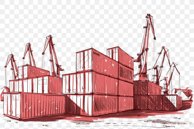 Red Computer File, PNG, 1024x683px, Red, Cargo, City, Construction, Crane Download Free