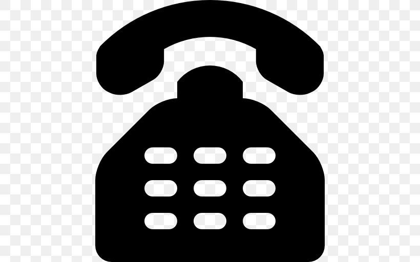 Telephone Icon Design Symbol IPhone, PNG, 512x512px, Telephone, Artwork, Black, Black And White, Handset Download Free