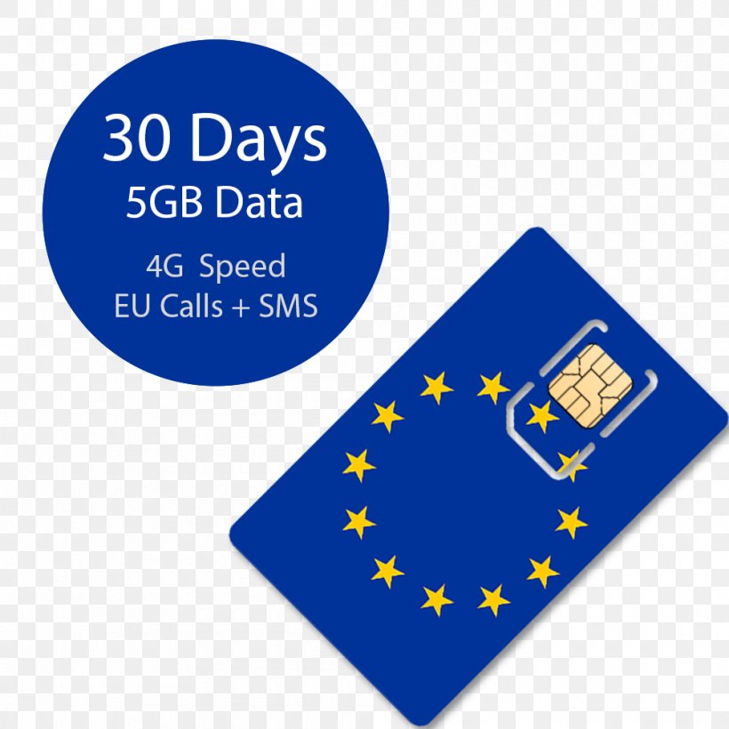 Europe Prepay Mobile Phone Subscriber Identity Module Roaming SIM 3G, PNG, 1000x1000px, Europe, Area, Brand, Logo, Lte Download Free