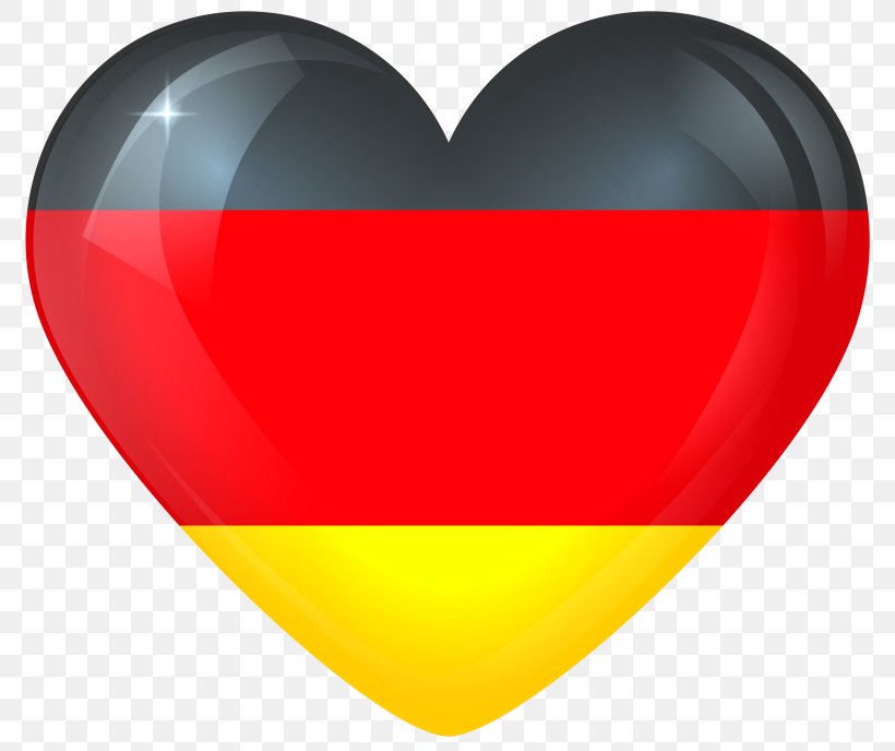 Flag Of Germany Heart Image, PNG, 800x688px, Watercolor, Cartoon, Flower, Frame, Heart Download Free