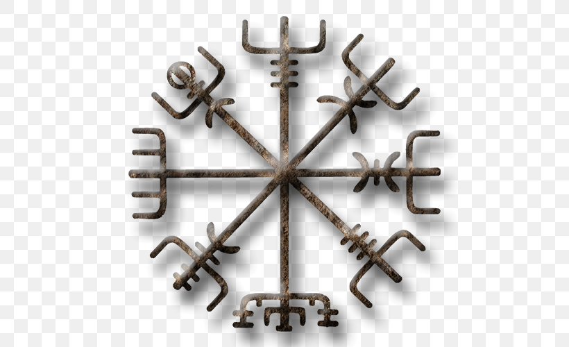 Viking Age Runes Vegvísir Old Norse, PNG, 500x500px, Viking Age, Algiz, Bind Rune, Compass, Decal Download Free