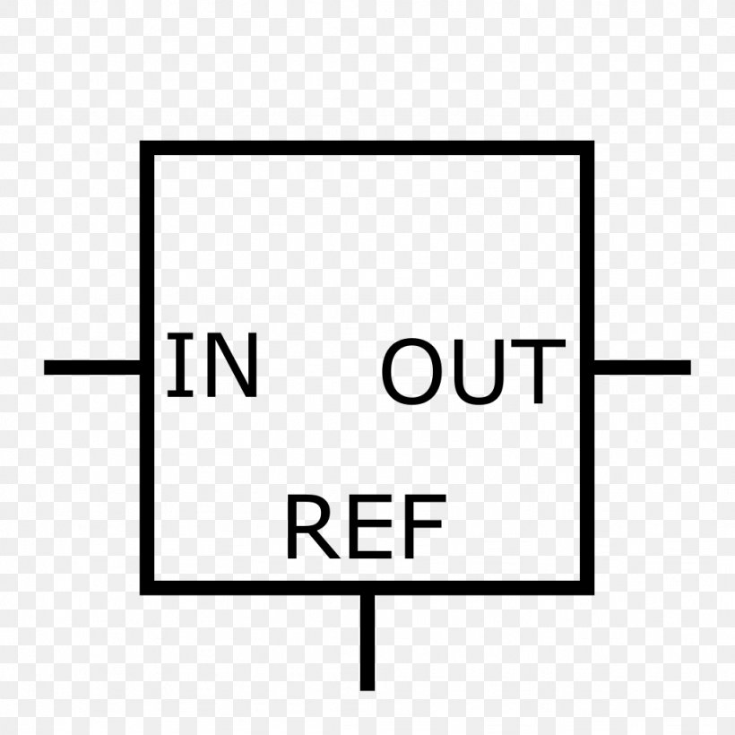 Voltage Regulator Electronic Symbol Electric Potential Difference Electronic Circuit, PNG, 1024x1024px, Voltage Regulator, Alternating Current, Area, Black, Black And White Download Free