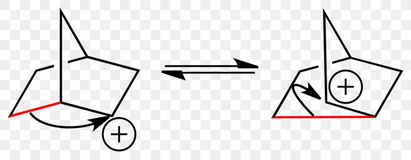 2-Norbornyl Cation Norbornane Carbocation Endo-exo Isomerism, PNG, 1120x438px, Norbornane, Area, Bicyclic Molecule, Black, Black And White Download Free