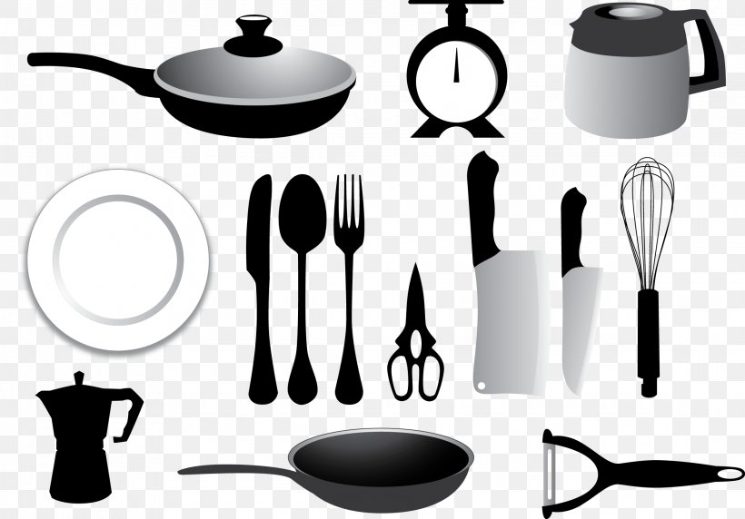 Knife Kitchen Utensil Fork Spoon, PNG, 2285x1594px, Knife, Batterie De Cuisine, Black And White, Brand, Cookware And Bakeware Download Free