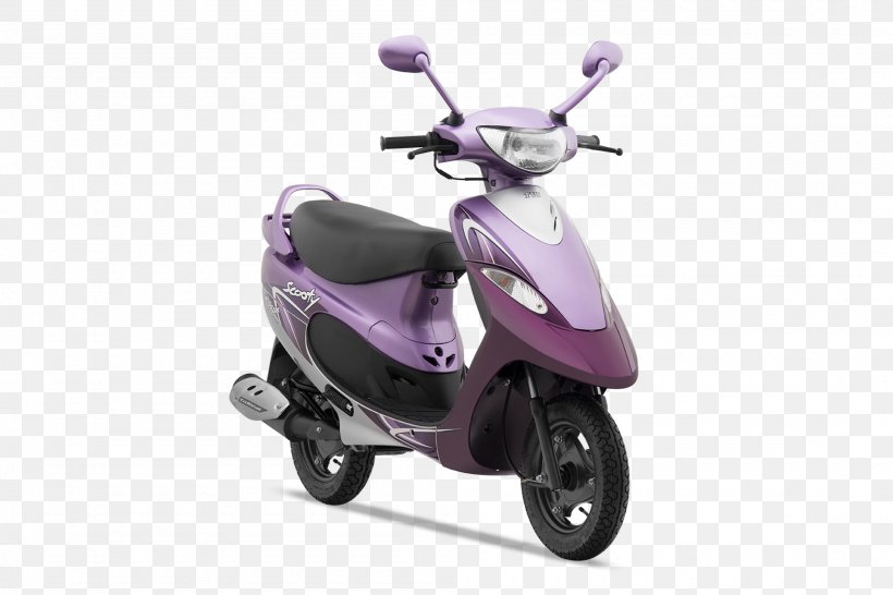 Scooter TVS Scooty Car TVS Motor Company Motorcycle, PNG, 2000x1334px, Scooter, Blue, Car, Color, Honda Download Free