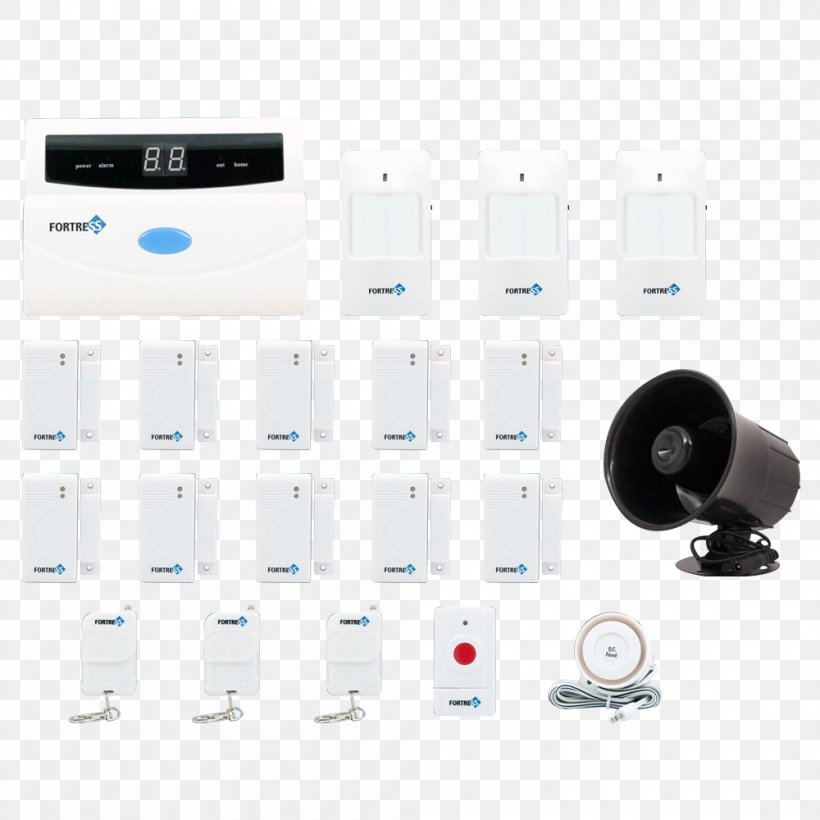 Security Alarms & Systems Home Security Alarm Device Motion Sensors, PNG, 1000x1000px, Security Alarms Systems, Alarm Device, Door Security, Electronics, Electronics Accessory Download Free