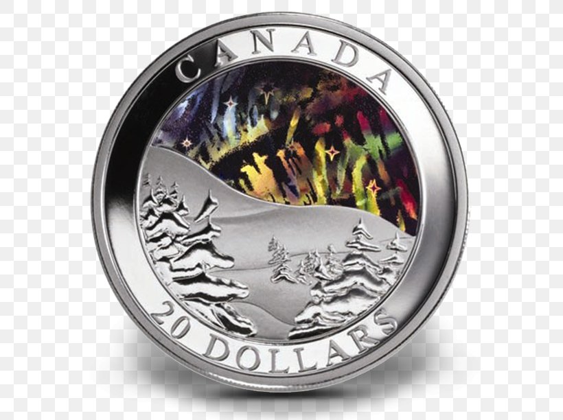 Silver Coin Silver Coin Royal Canadian Mint Numismatics, PNG, 640x612px, Coin, Aurora, Bank, Canada, Central Bank Of Russia Download Free