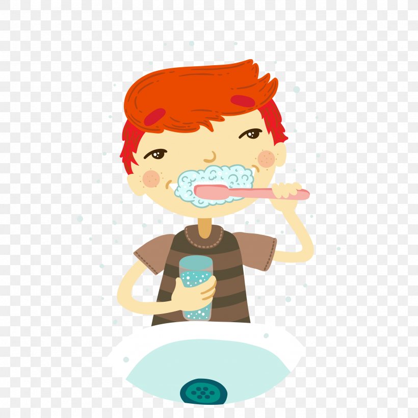 Tooth Brushing Face Clip Art, PNG, 3333x3333px, Tooth Brushing, Art, Boy, Cartoon, Cheek Download Free
