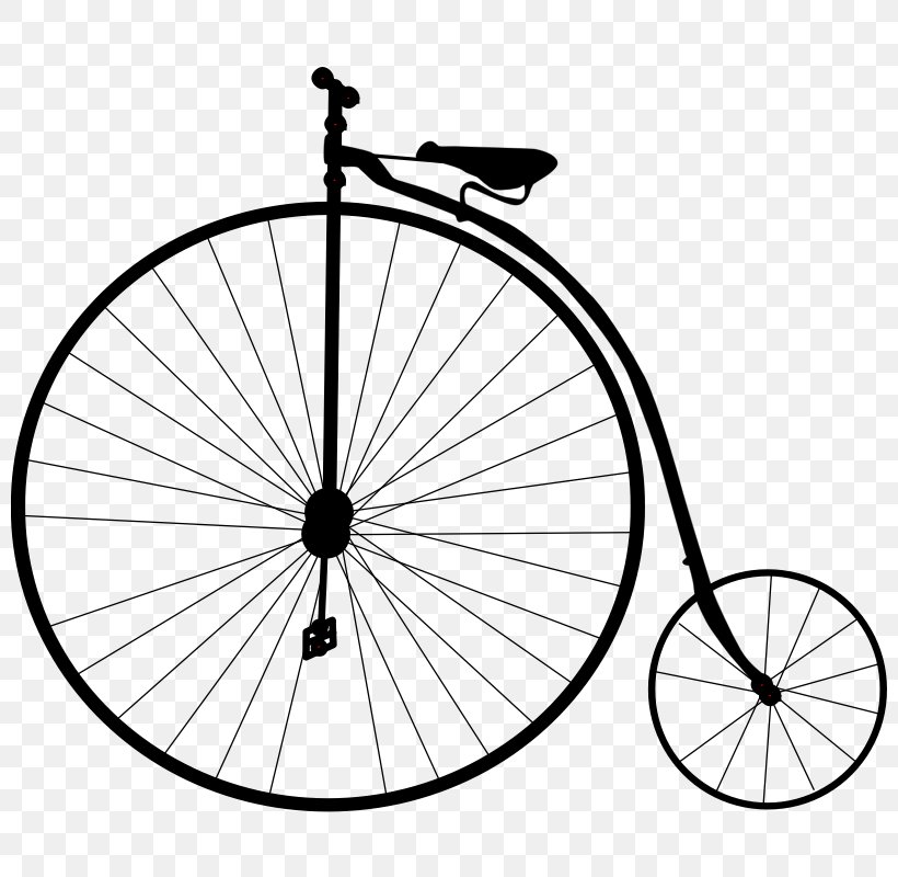 Bicycle Penny-farthing Cycling Clip Art, PNG, 800x800px, Bicycle, Area, Bicycle Accessory, Bicycle Drivetrain Part, Bicycle Frame Download Free