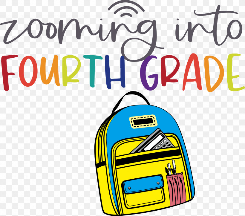 Back To School Fourth Grade, PNG, 3000x2647px, Back To School, Bag, Baggage, Fourth Grade, Handbag Download Free