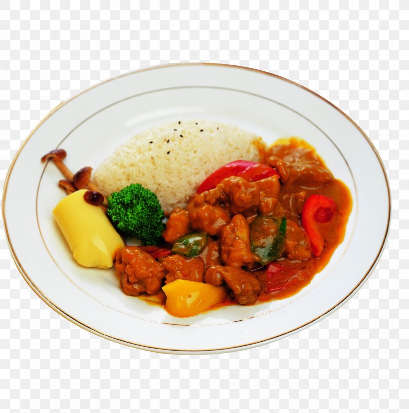 Fast Food Chicken Curry Instant Rice Take-out Cooking, PNG, 2863x2892px, Fast Food, Asian Food, Braising, Chicken Curry, Chicken Meat Download Free