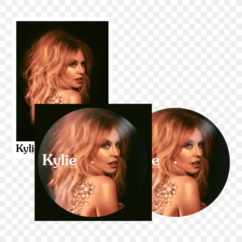 Kylie Minogue Golden Phonograph Record Picture Disc Album, PNG, 1000x1000px, Watercolor, Cartoon, Flower, Frame, Heart Download Free