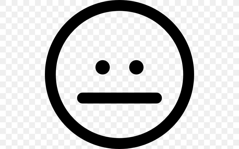Emoticon Smiley Facial Expression, PNG, 512x512px, Emoticon, Area, Black And White, Emotion, Face Download Free
