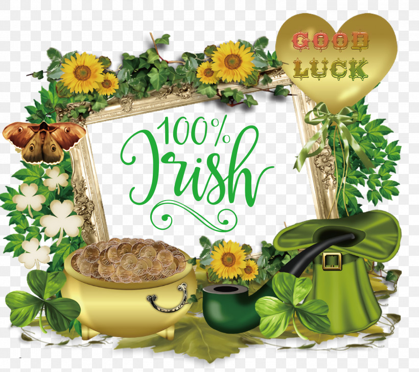 Irish St Patricks Day Saint Patrick, PNG, 3000x2660px, Irish, Blog, Cut Flowers, Floral Design, Flower Download Free