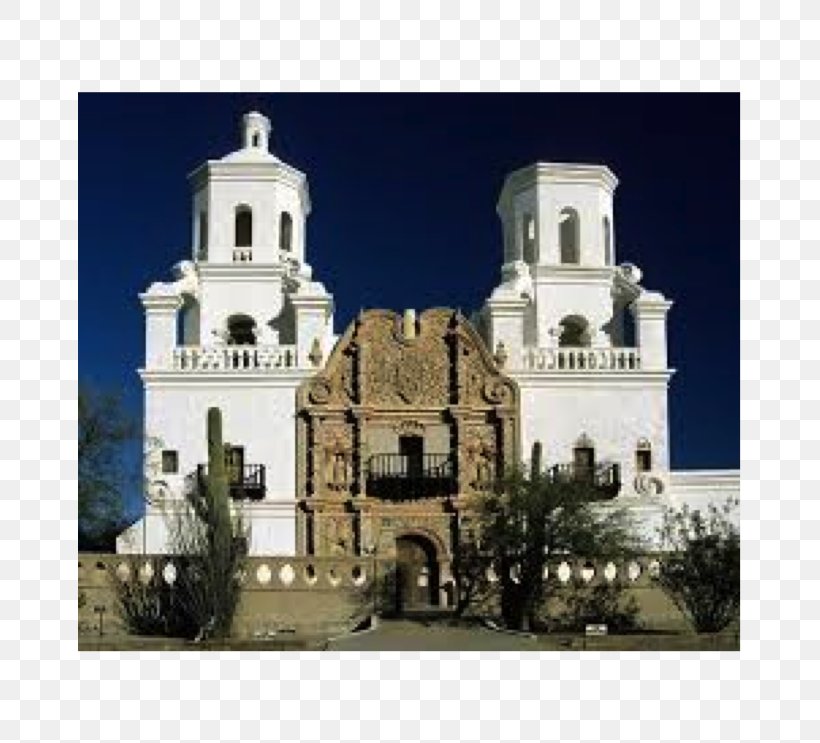 San Xavier Del Bac Tucson Mission Pimería Alta Church, PNG, 663x743px, Tucson, Abbey, Arizona, Building, Castle Download Free