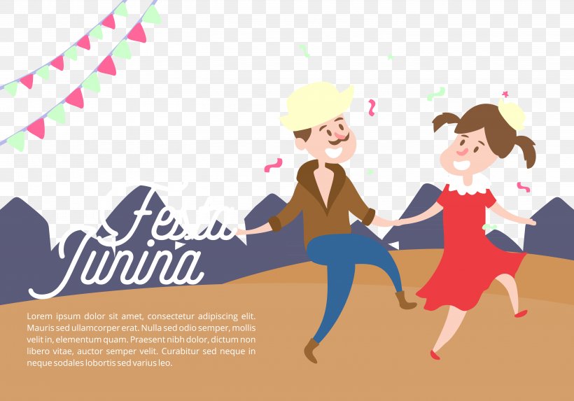 Festa Junina Dance Illustration, PNG, 5833x4083px, Festa Junina, Alban Hefin, Art, Artworks, Dance Download Free