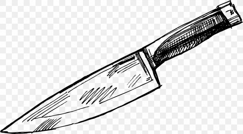 Throwing Knife Kitchen Knife Drawing, PNG, 956x527px, Knife, Black And White, Blade, Chefs Knife, Cold Weapon Download Free