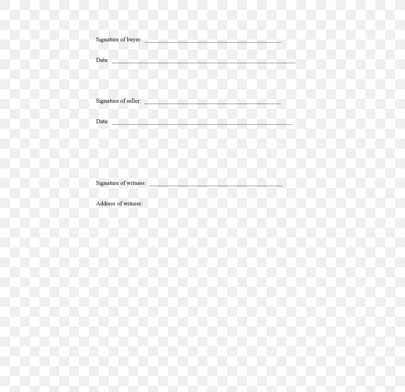 Document Bill Of Sale Sales Contract Buyer, PNG, 612x792px, Document, Area, Bill Of Sale, Brand, Buyer Download Free