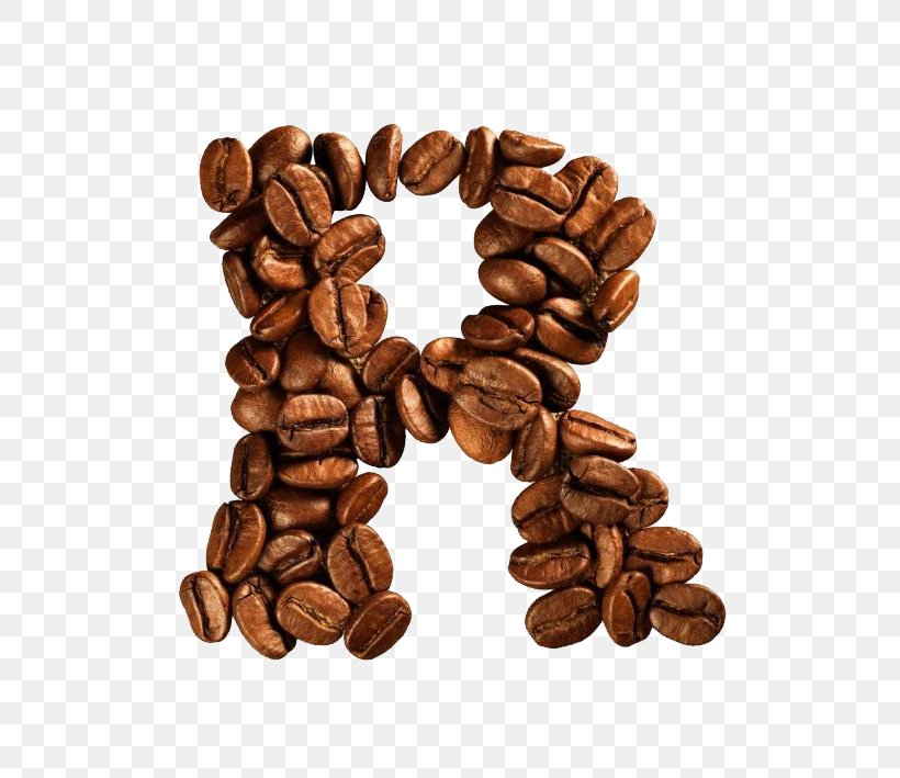 Coffee Bean Alphabet Letter, PNG, 709x709px, Coffee, Alphabet, Bean, Burr Mill, Caryopsis Download Free