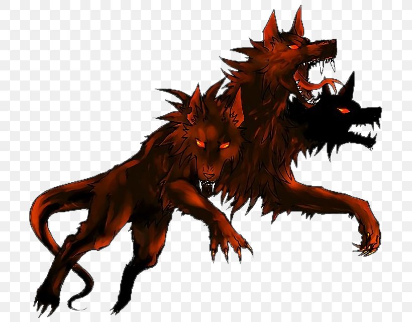 Dog Werewolf Cerberus Hades Orpheus, PNG, 720x640px, Dog, Black Dog, Canidae, Carnivoran, Cerberus Download Free