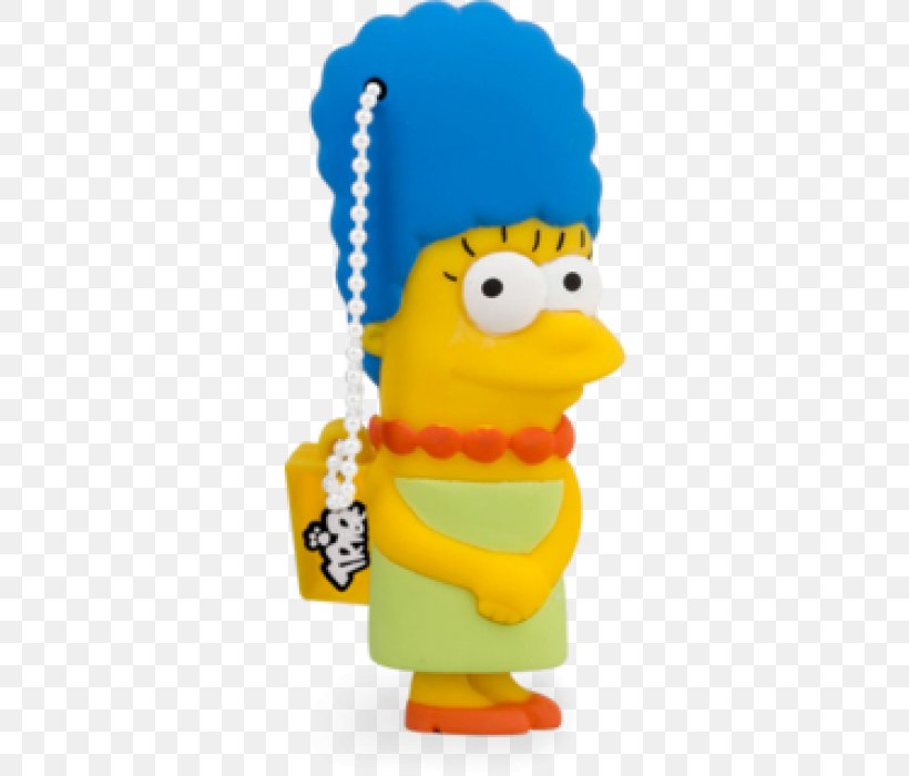 Marge Simpson Homer Simpson Bart Simpson USB Flash Drives Maggie Simpson, PNG, 700x700px, Marge Simpson, Bart Simpson, Disk Storage, Ducks Geese And Swans, Figurine Download Free