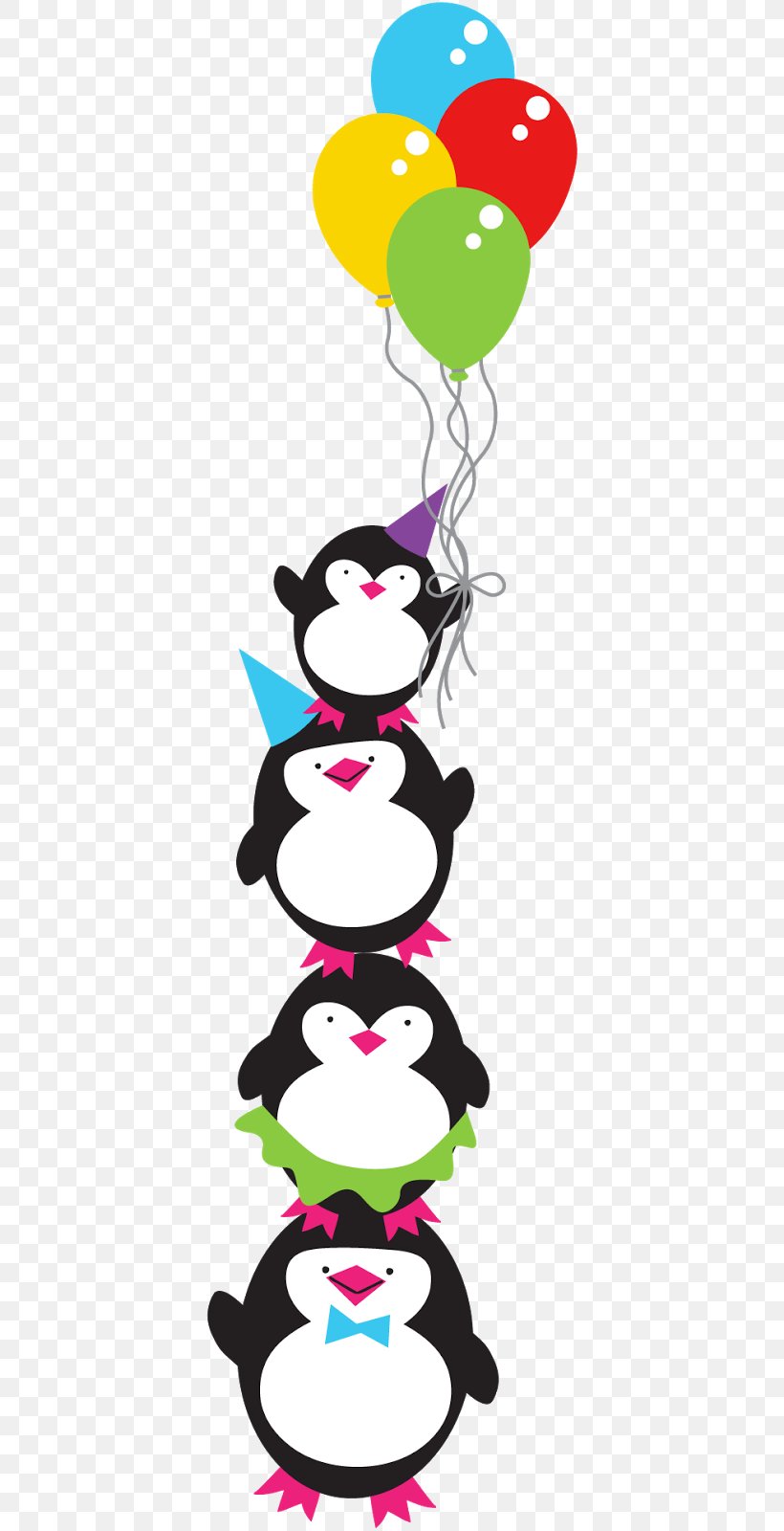 Penguin Circus Birthday Clip Art, PNG, 392x1600px, Penguin, Area, Artwork, Birthday, Carnival Download Free