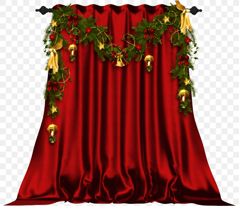 Red Clothing Curtain Textile Dress, PNG, 800x706px, Red, Clothing, Curtain, Dress, Furniture Download Free